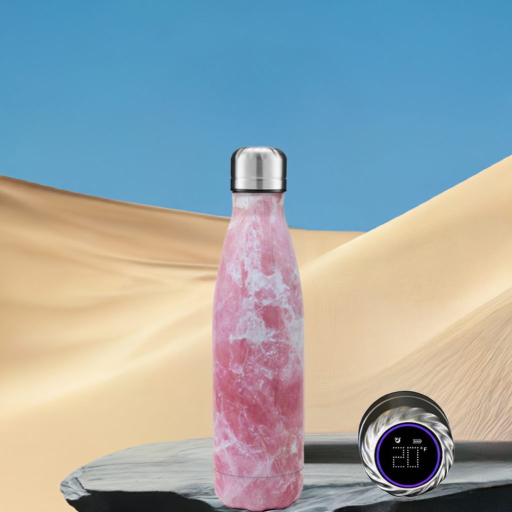 Aquaala UV Water Bottle With Temp Cap