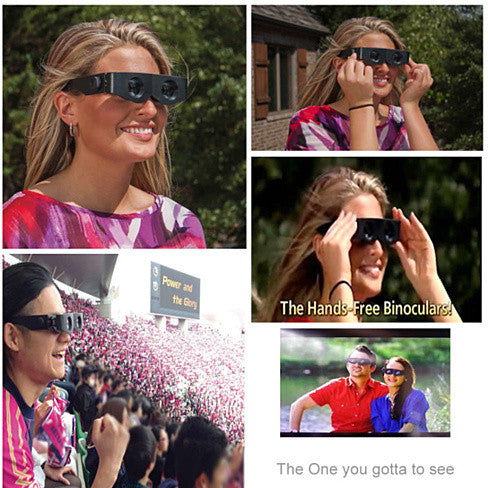 Wearable Binoculars - Hands Free Binoculars And Eye Glasses Together Vista Shops