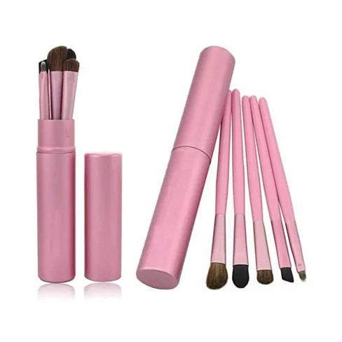 The Beautiful Traveler Makeup Brush Set in a compact Travel case Vista Shops