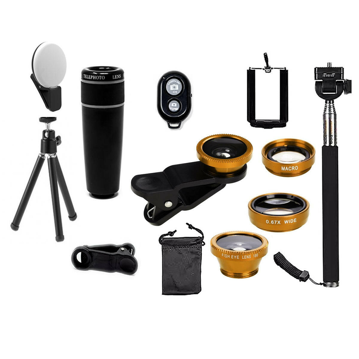 11 in 1 Smartphone Camera Lens Kit Vista Shops