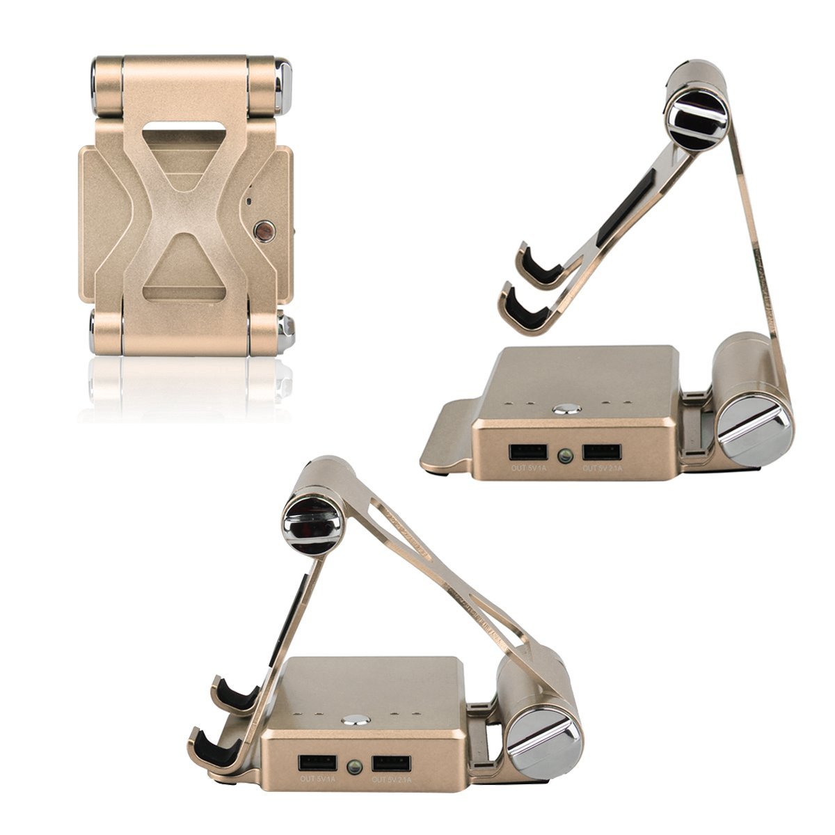 Podium Style Stand With Extended Battery Up To 200% For iPad, iPhone And Other Smart Gadgets Vista Shops