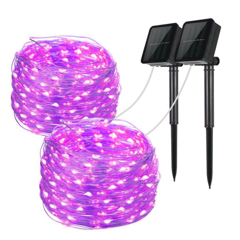 Mini Fiery 100 Lights Shine Like Firebugs With Solar Power 2/ Pak Vista Shops