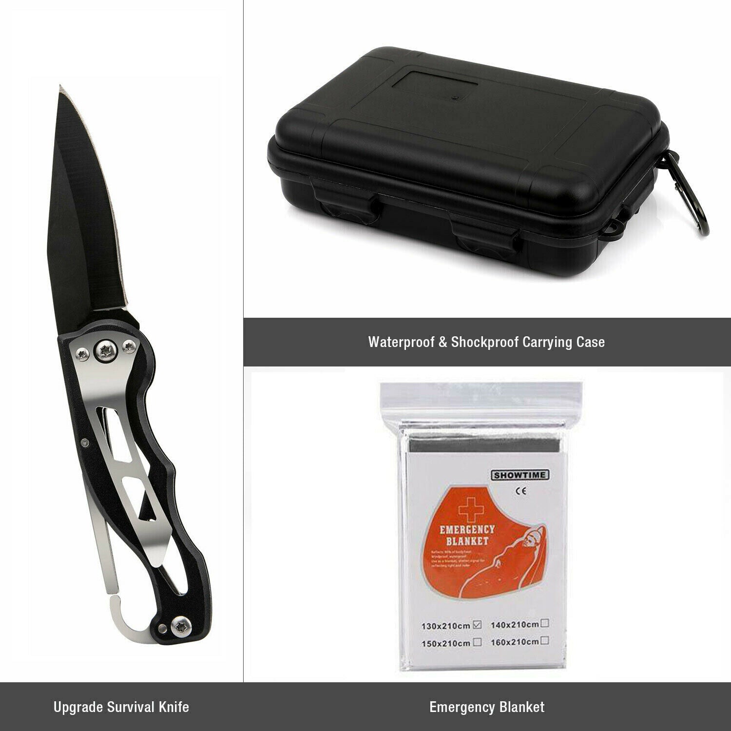14 in 1 Outdoor Emergency Survival And Safety Gear Kit Camping Tactical Tools SOS EDC Case Vista Shops