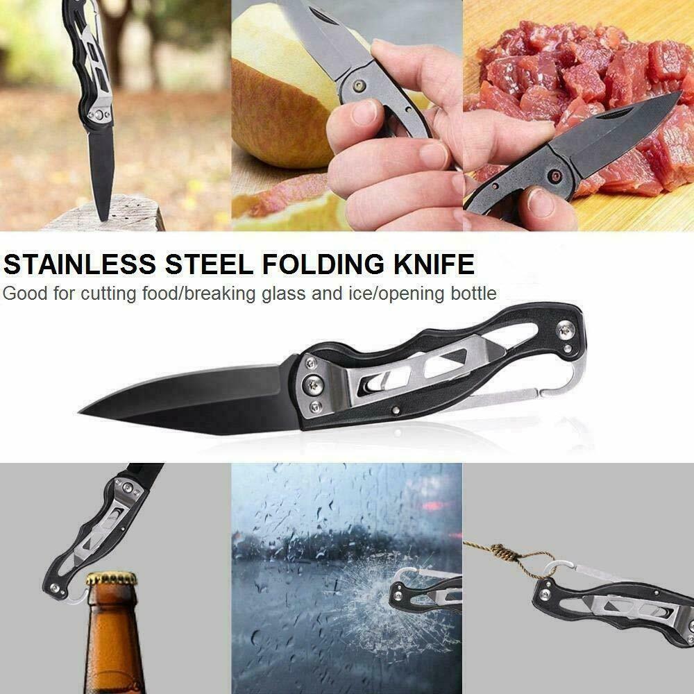 14 in 1 Outdoor Emergency Survival And Safety Gear Kit Camping Tactical Tools SOS EDC Case Vista Shops