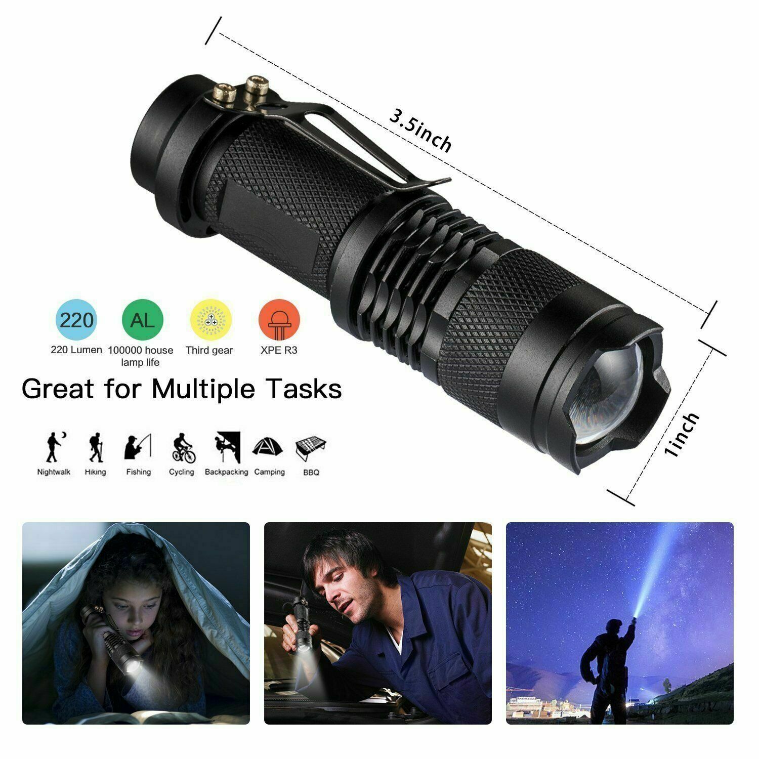 14 in 1 Outdoor Emergency Survival And Safety Gear Kit Camping Tactical Tools SOS EDC Case Vista Shops