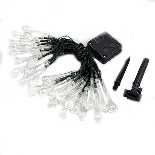 Dew Droplets 20 LED Solar Lights Falling Like Dew Vista Shops
