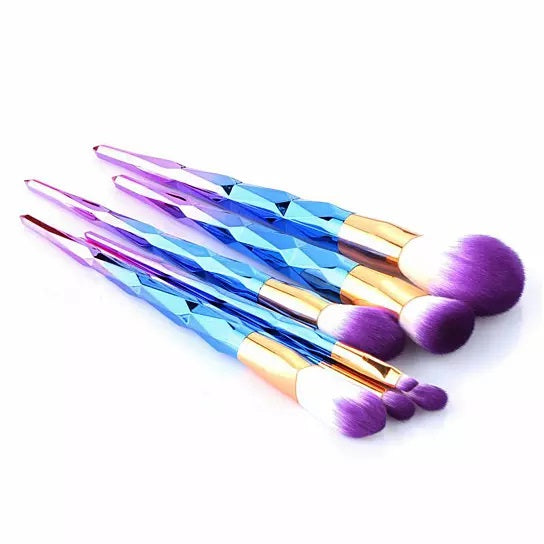 Unicorn Exotic Beauty Enhancer Cosmetic Brush Set Of 7 Vista Shops
