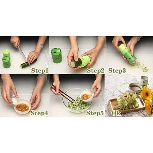 VEGGIE MAGICAL SLICER and Salad Decorator Vista Shops