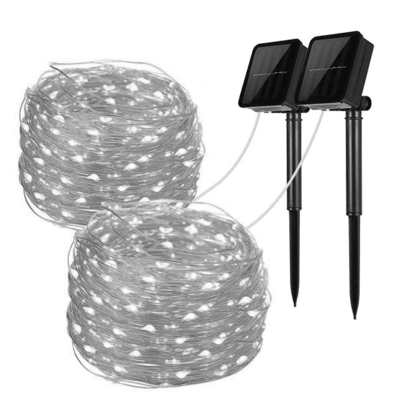 Mini Fiery 100 Lights Shine Like Firebugs With Solar Power 2/ Pak Vista Shops