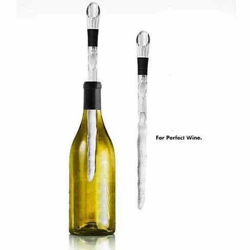 Winecicle - The Wine Chiller Icicle Stick and built in aerator Vista Shops