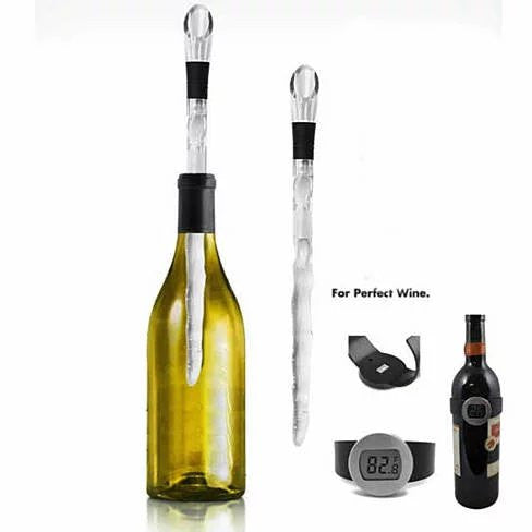 Winecicle - The Wine Chiller Icicle Stick and built in aerator Vista Shops